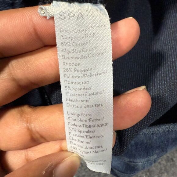 Spanx Jeans Womens Large Skinny Ankle Blue High Rise 30x36 Pull On - Picture 9 of 10